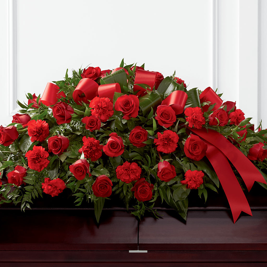 Tribute of Life Casket Spray – Jnblooms Llc, Spring Hill FL