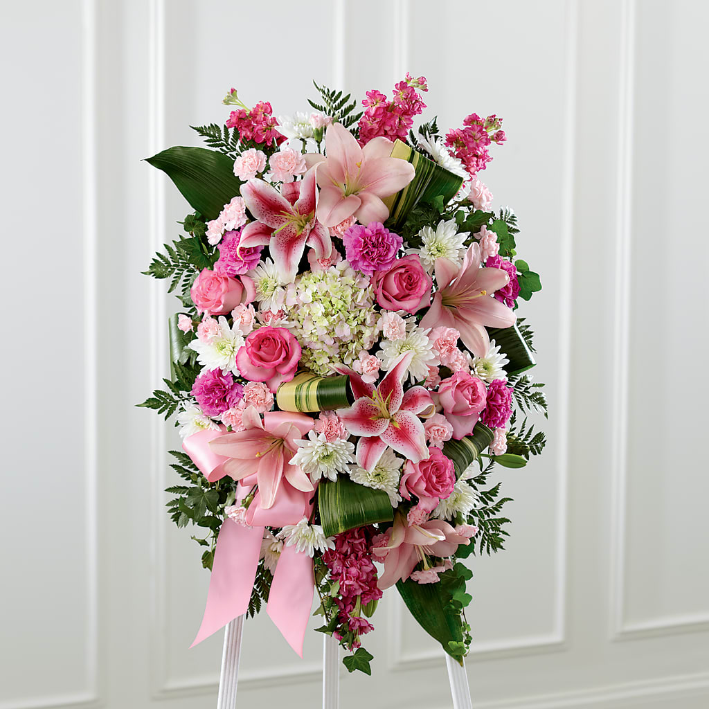 Comforting Standing Spray – Jnblooms Llc, Spring Hill FL
