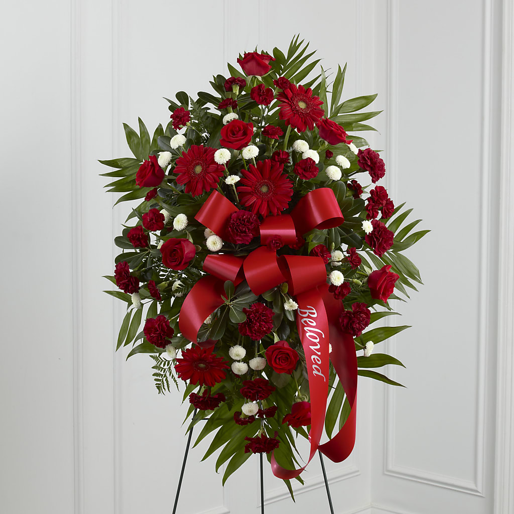 Treasured Memories Standing Spray – Jnblooms Llc, Spring Hill FL