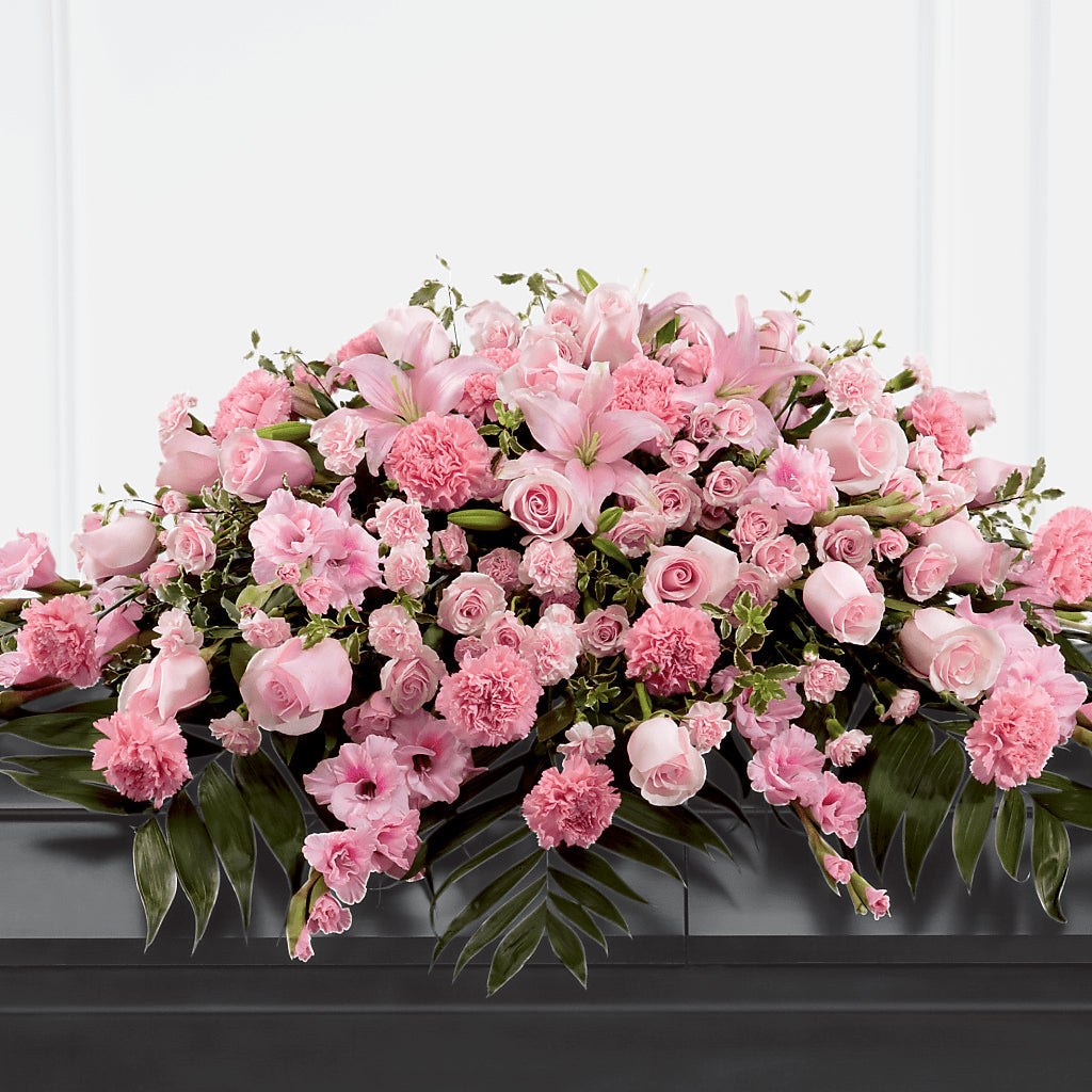 Garden of Comfort Casket Spray (Standard) – Jnblooms Llc, Spring Hill FL