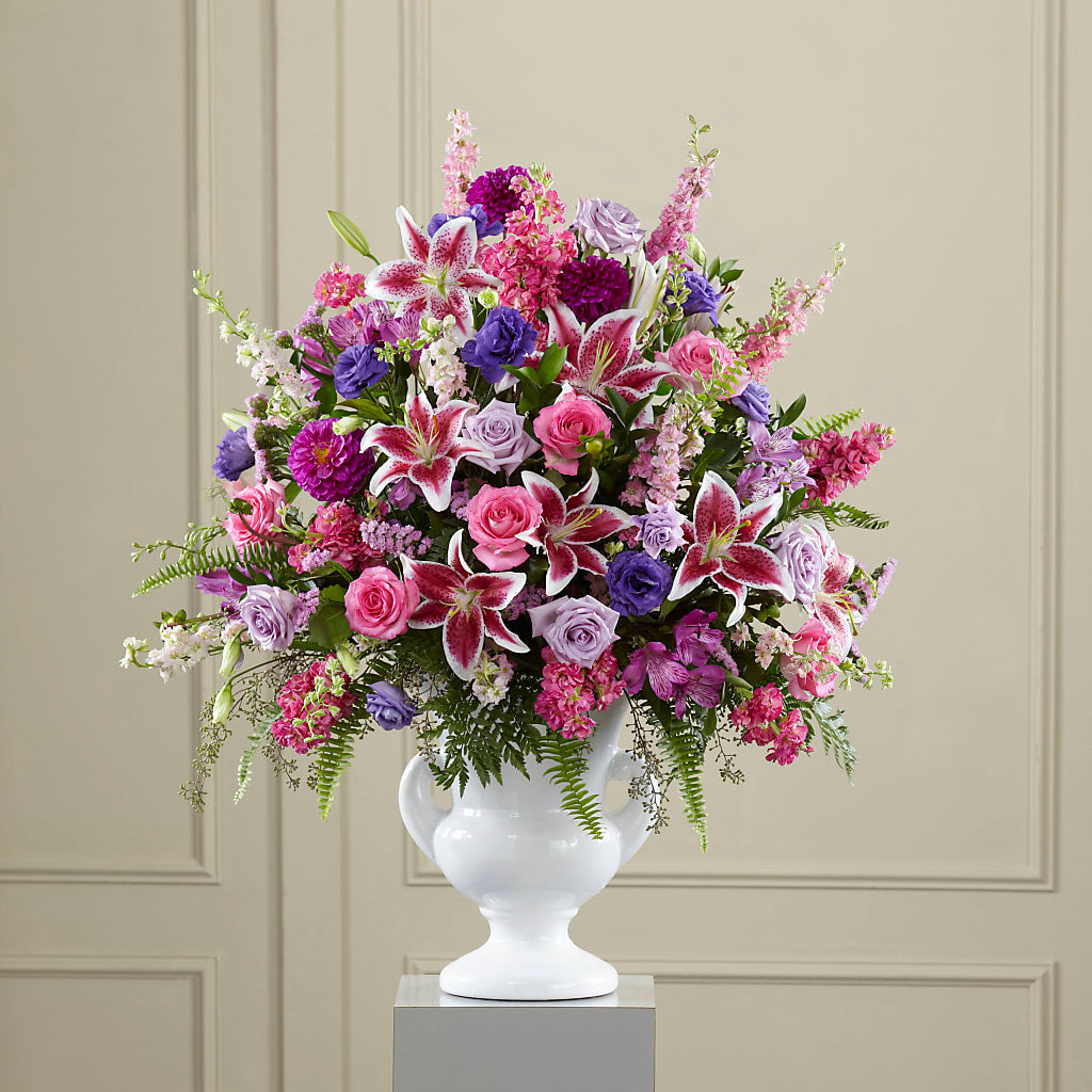 Peaceful Tribute Arrangement – Jnblooms Llc, Spring Hill FL