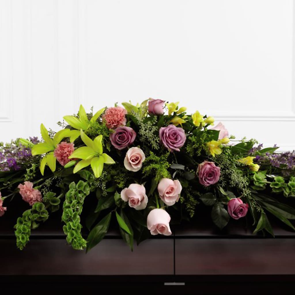 Forever Beloved Casket Spray – Jnblooms Llc, Spring Hill FL