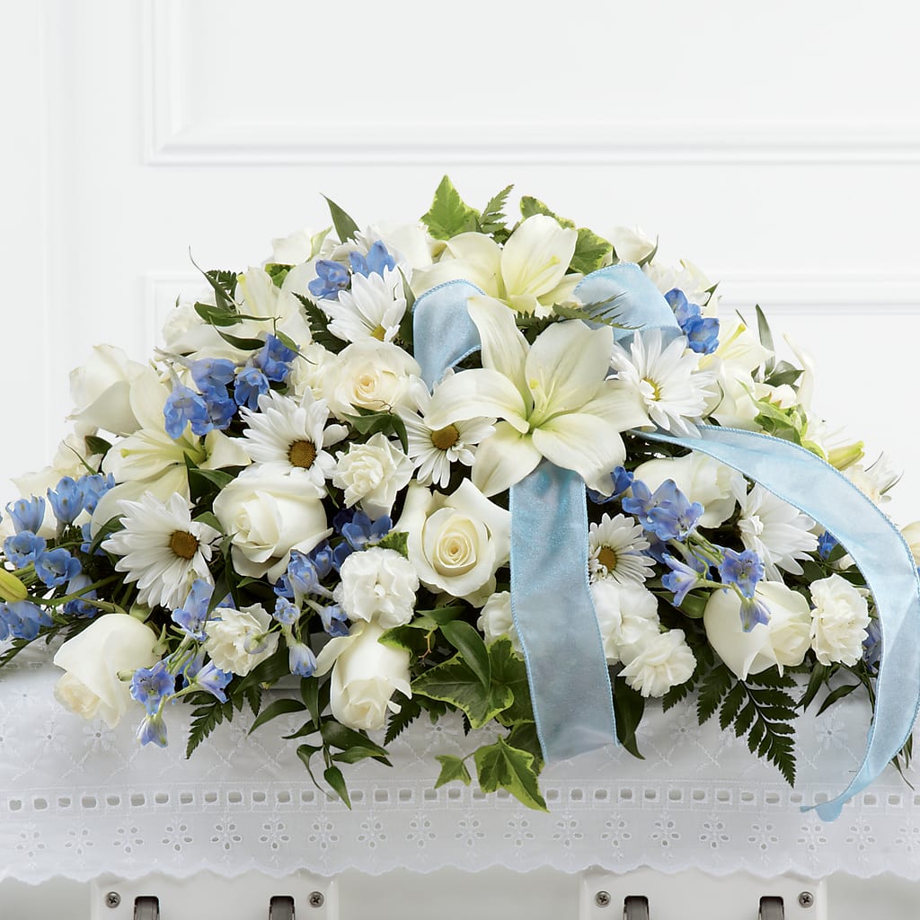 Tender Treasure Casket Spray – Jnblooms Llc, Spring Hill FL