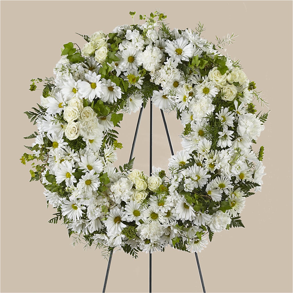 Faithful Wishes Wreath – Jnblooms Llc, Spring Hill FL