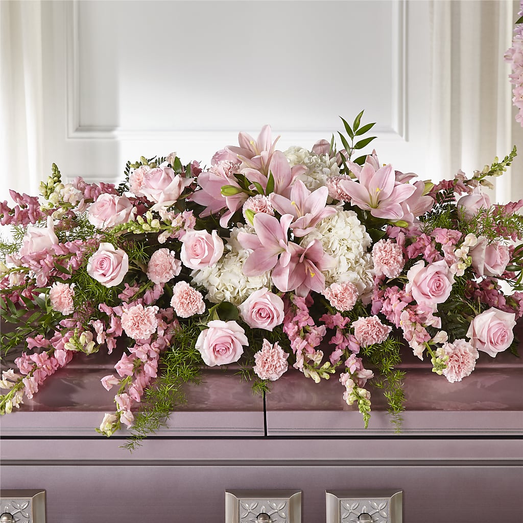 Life & Remembrance Casket Spray – Jnblooms Llc, Spring Hill FL