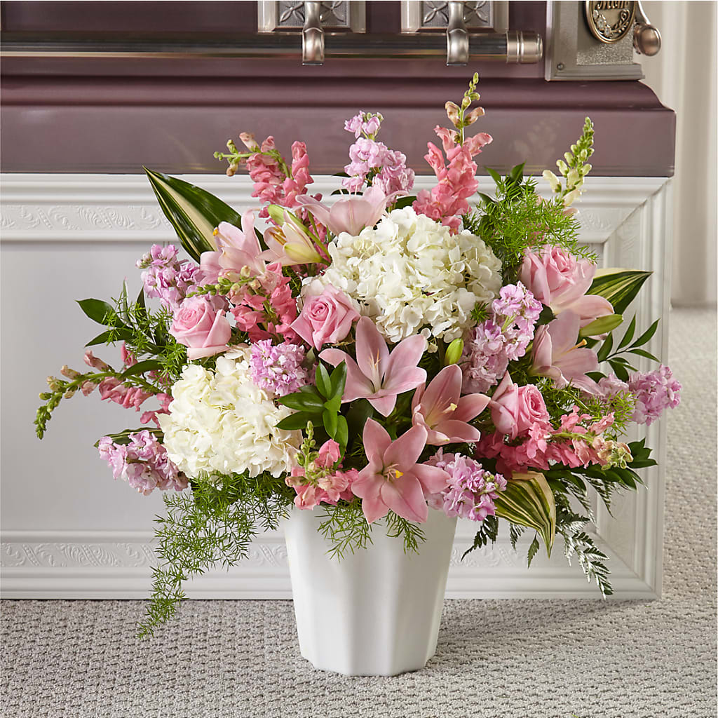 Simply Serene Floor Basket – Jnblooms Llc, Spring Hill FL