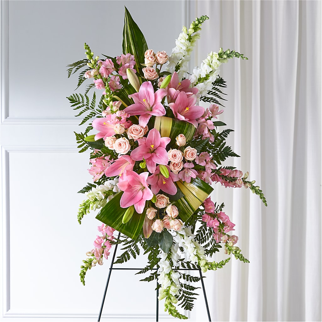 Elegant Embrace Standing Spray – Jnblooms Llc, Spring Hill FL