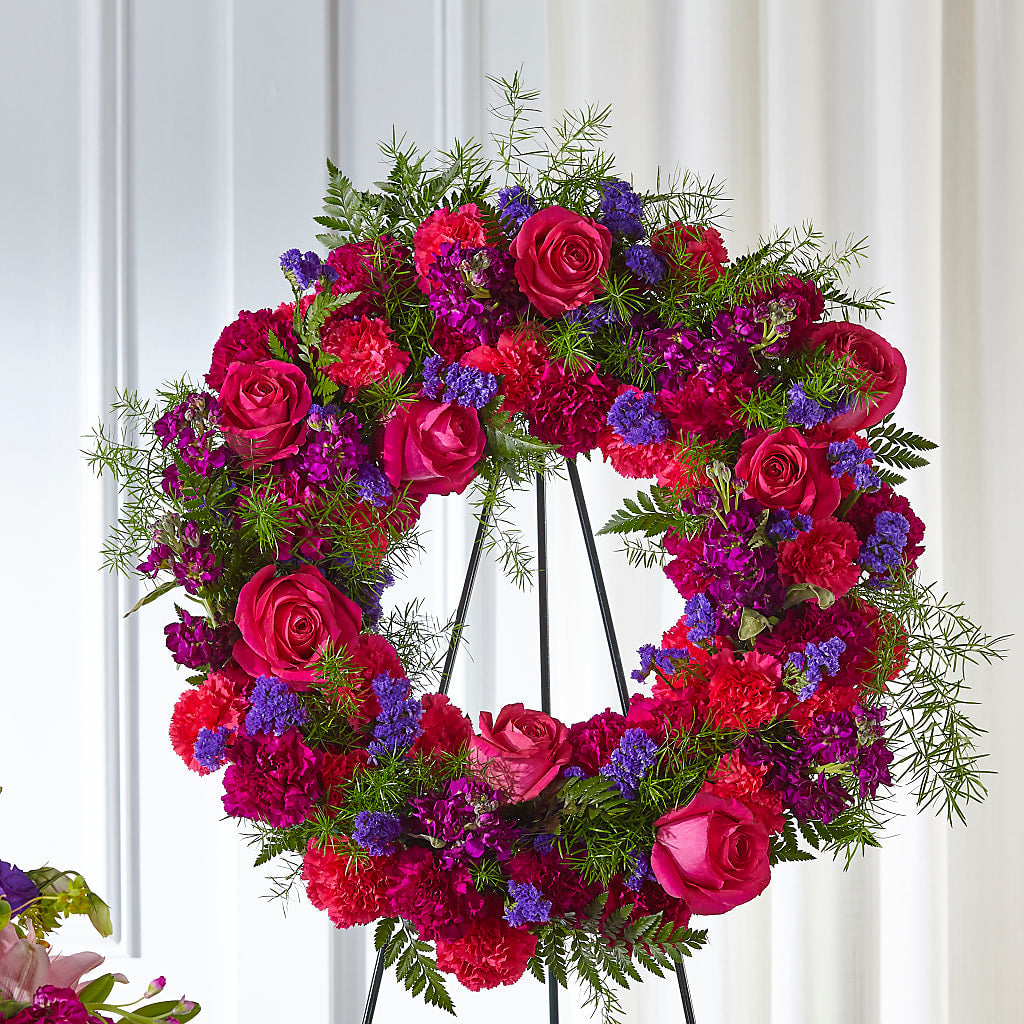 Calming Colors Wreath – Jnblooms Llc, Spring Hill FL