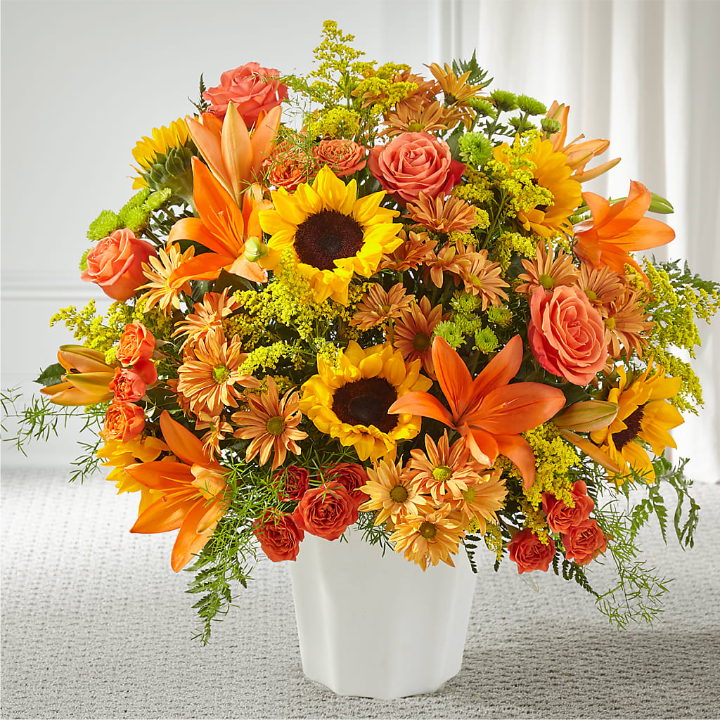 Harvest Thoughts Floor Basket – Jnblooms Llc, Spring Hill FL