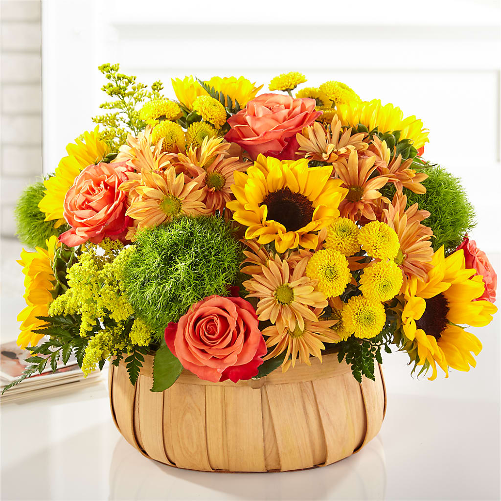 Harvest Sunflower Basket – Jnblooms Llc, Spring Hill FL