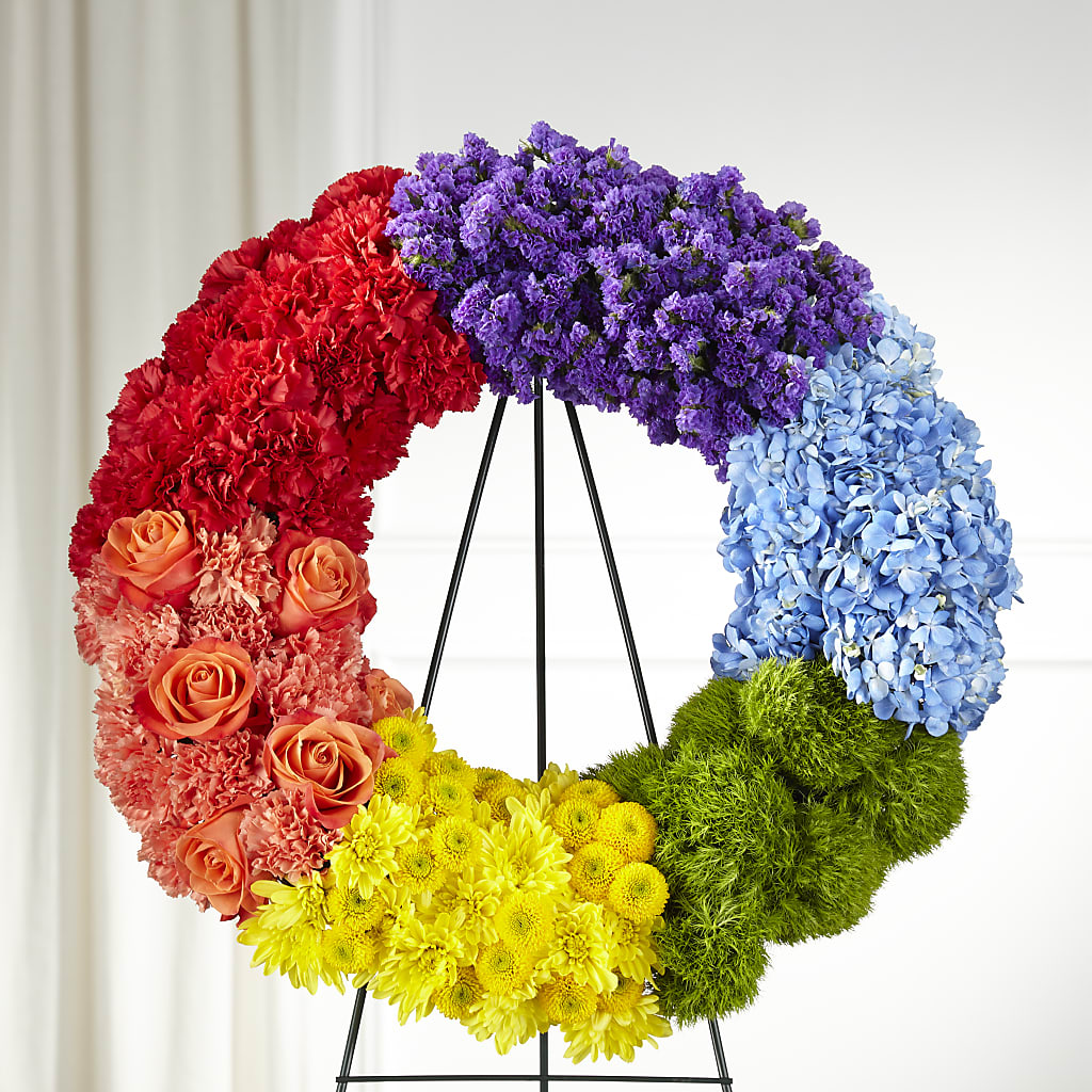 Circle of Love Wreath – Jnblooms Llc, Spring Hill FL