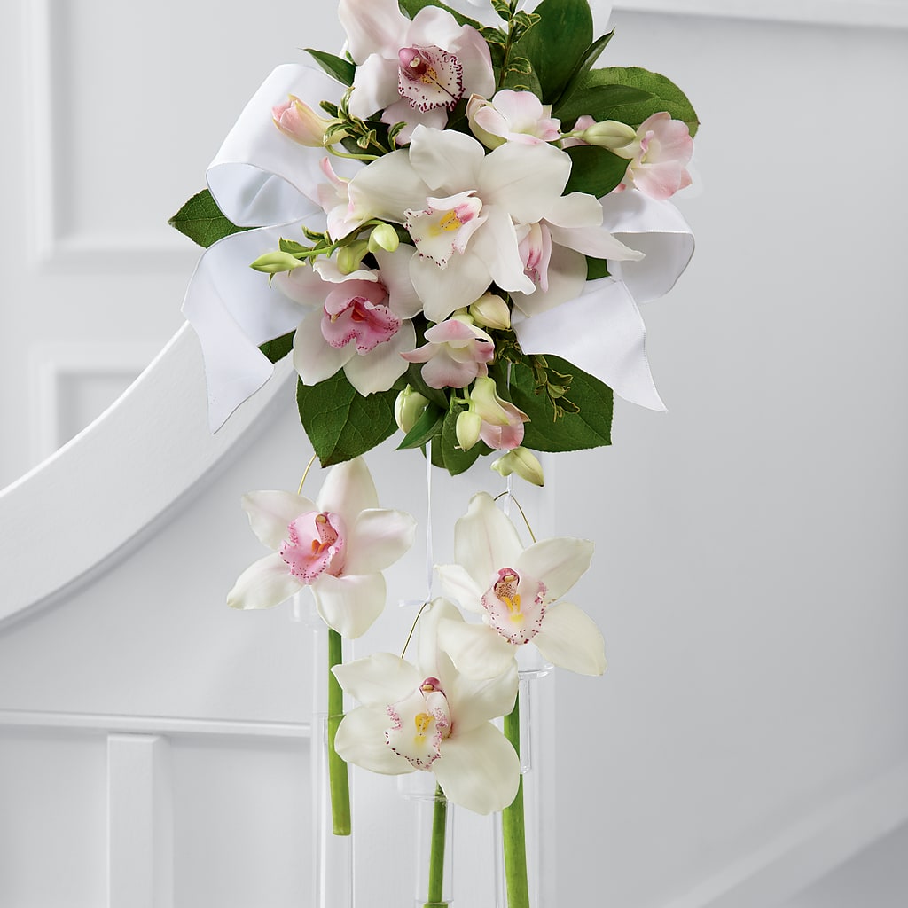 Perfect Entrance Pew Arrangement – Jnblooms Llc, Spring Hill FL