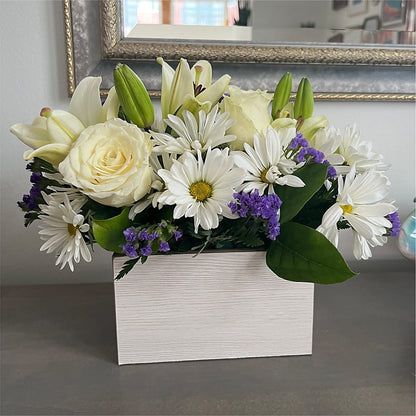 Beyond Blue Box Bouquet –  Jnblooms Llc, Spring Hill FL