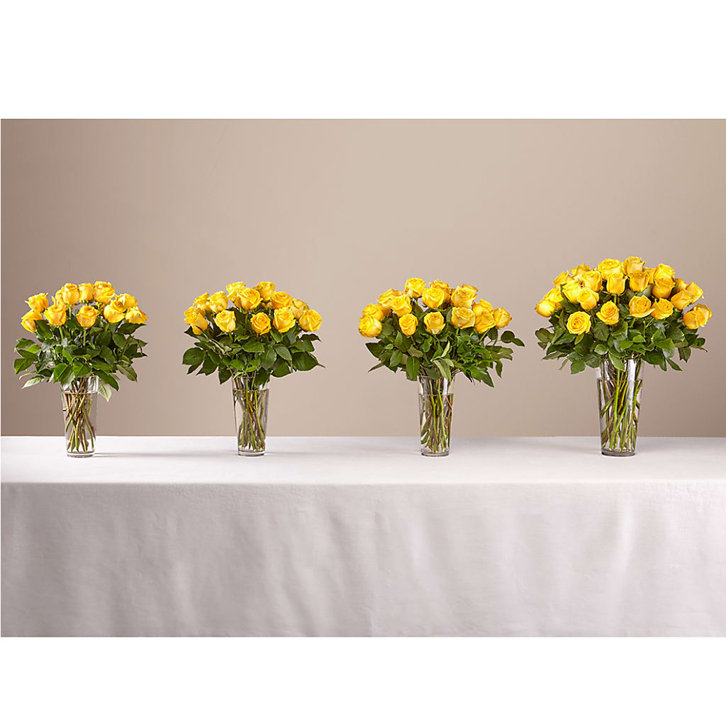 Long Stem Yellow Rose Bouquet –  Jnblooms Llc, Spring Hill FL
