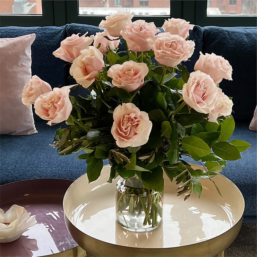 Long Stem Pink Rose Bouquet –  Jnblooms Llc, Spring Hill FL