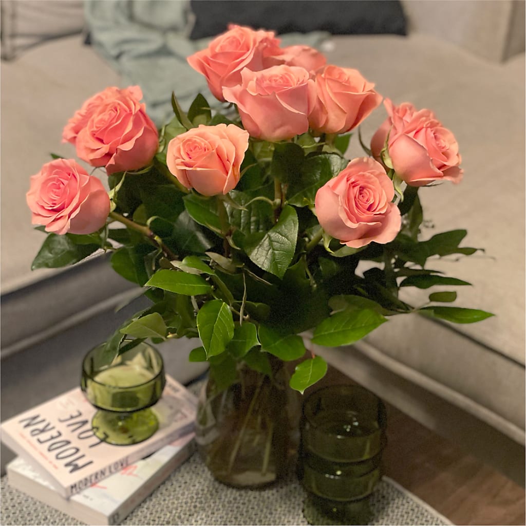 Long Stem Pink Rose Bouquet –  Jnblooms Llc, Spring Hill FL