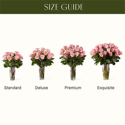 Long Stem Pink Rose Bouquet –  Jnblooms Llc, Spring Hill FL