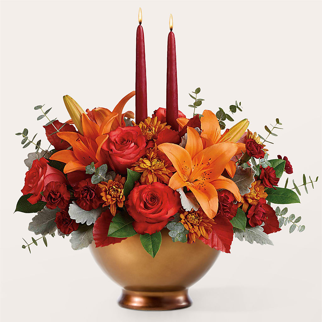 Fruits of Fall Centerpiece –  Jnblooms Llc, Spring Hill FL