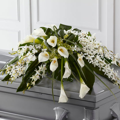 Angel Wings Casket Spray –  Jnblooms Llc, Spring Hill FL