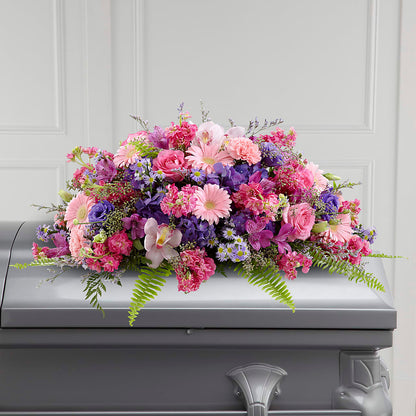 Glorious Garden Casket Spray –  Jnblooms Llc, Spring Hill FL