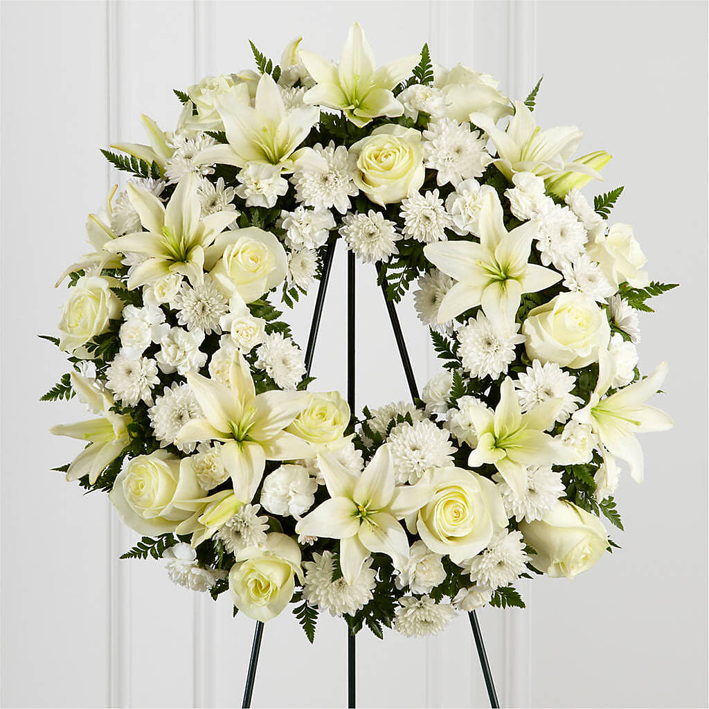 Treasured Tribute Wreath –  Jnblooms Llc, Spring Hill FL