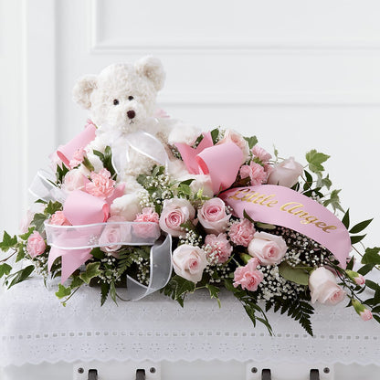 Touch of Sympathy Casket Spray –  Jnblooms Llc, Spring Hill FL