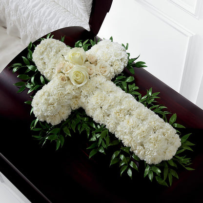 Peaceful Memories Casket Spray (Standard) –  Jnblooms Llc, Spring Hill FL