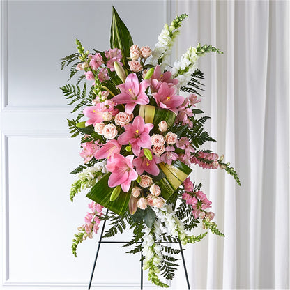 Elegant Embrace Standing Spray –  Jnblooms Llc, Spring Hill FL