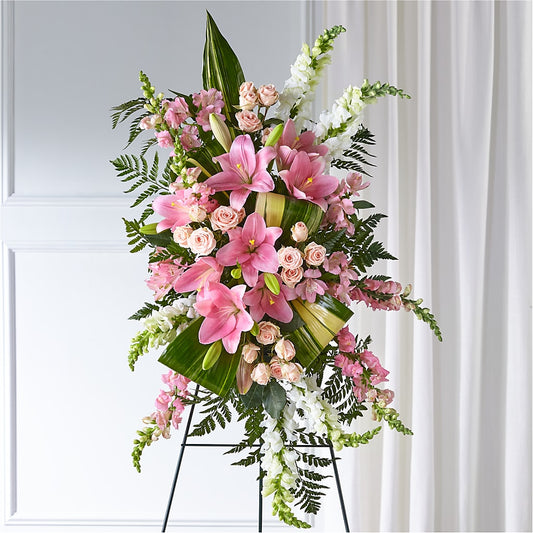 Elegant Embrace Standing Spray –  Jnblooms Llc, Spring Hill FL