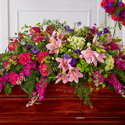 Radiant Tribute Casket Spray –  Jnblooms Llc, Spring Hill FL
