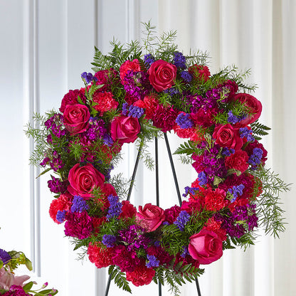 Calming Colors Wreath –  Jnblooms Llc, Spring Hill FL