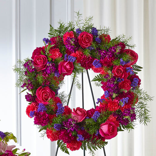 Calming Colors Wreath –  Jnblooms Llc, Spring Hill FL
