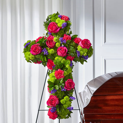 Tribute Rose Floral Cross –  Jnblooms Llc, Spring Hill FL