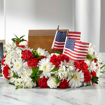 Spirit of Patriotism Cremation Adornment –  Jnblooms Llc, Spring Hill FL