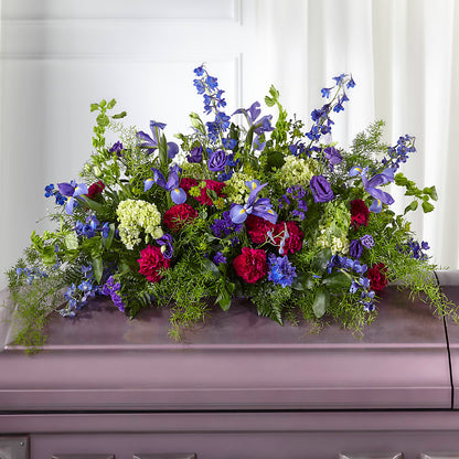 Always Treasured Casket Spray –  Jnblooms Llc, Spring Hill FL