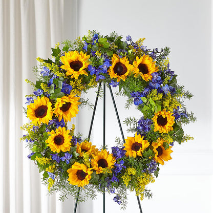 Bright Rays Wreath –  Jnblooms Llc, Spring Hill FL