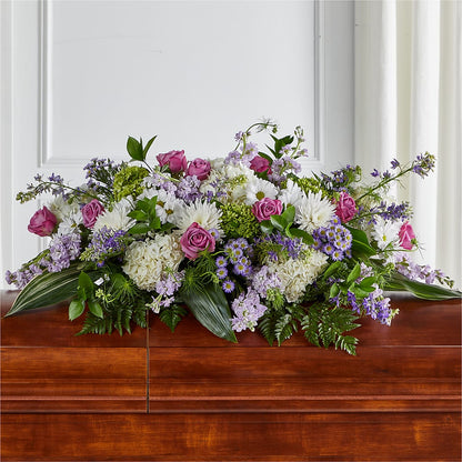 Meadows of Serenity Casket Spray –  Jnblooms Llc, Spring Hill FL