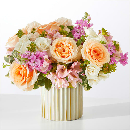 Paradise Bouquet with Ivory Vase –  Jnblooms Llc, Spring Hill FL