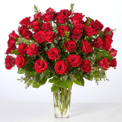 Forever Yours Fifty Stem Red Rose Bouquet –  Jnblooms Llc, Spring Hill FL