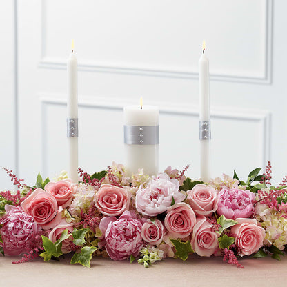 Worldwide Romance Unity Candle Arrangement –  Jnblooms Llc, Spring Hill FL